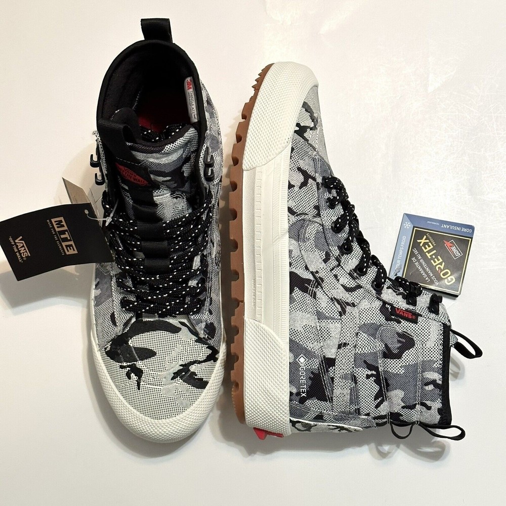 Vans Shoes Mens Size 9.5 Sk8-Hi Gore-Tex Ultracush MTE-3 Artic Camo Boots 507698 - Picture 1 of 10